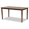 Baxton Studio Lanier Modern and Contemporary Grey Fabric and Walnut Brown Finished Wood 7-Piece Dining Set 186-10549-10520-Zoro - alternate 5